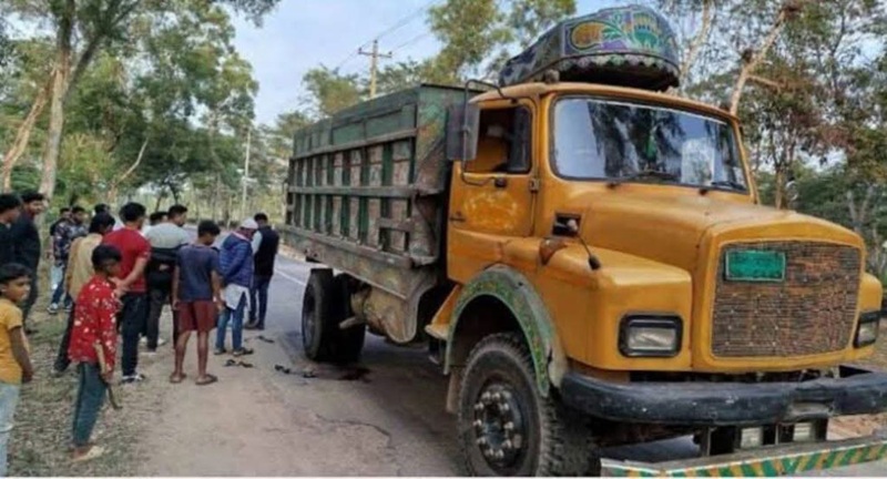 চুনারুঘাটে গাছ ফেলে ট্রাকে ডাকাতি,পুলিশের দ্রুত উপস্থিতিতে বড় ক্ষতি এড়ানো গেল